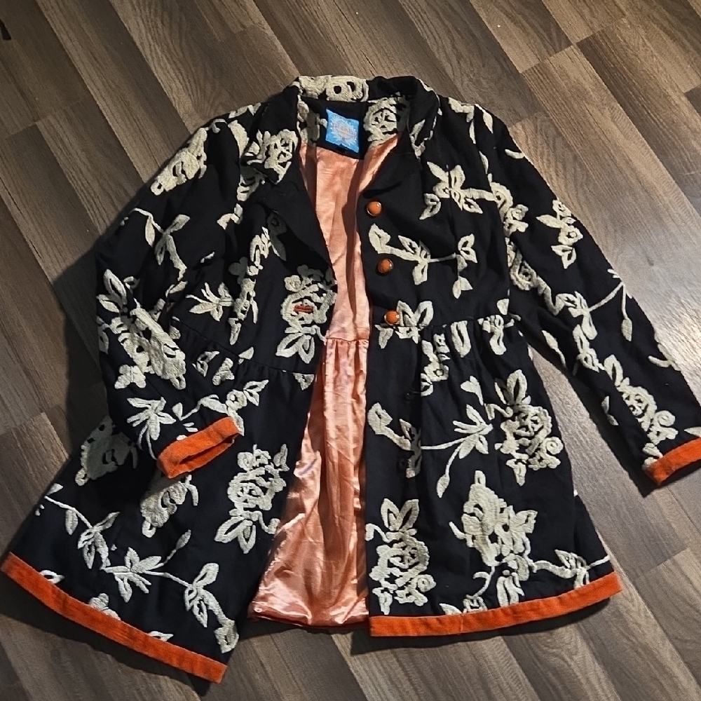 Plenty By TRACY REESE Embroidered Floral Jacket